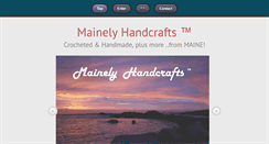 Desktop Screenshot of mainelyhandcrafts.com